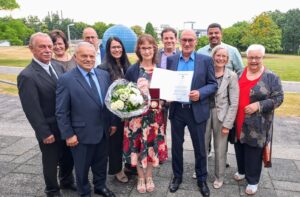 Read more about the article Verleihung der Stadtplakette in Bronze